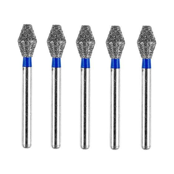 Imagem de Brocas De Diamante Dentais De Alta Velocidade, 5 Peças Fg Diâmetro 1.6mm Para Peça De Mão, Brocas