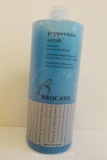 Imagem de Brocato Peppermint Scrub - Máscara restauradora para cabelo 