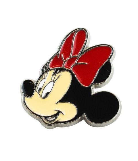 Imagem de Broche De Metal Rosto Minnie E Demais Personagens - Disney