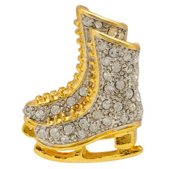 Imagem de Broche Strass Patins de Gelo BRG6132