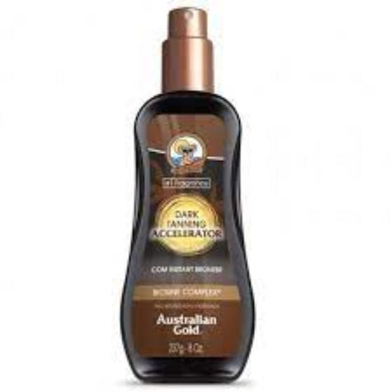 Imagem de Bronzeador acelerador australian gold dark tanning clear spray gel com 237ml Australian gold 237ml