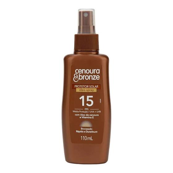 Imagem de Bronzeador Corporal Spray FPS 15 Cenoura &amp Bronze 110ml