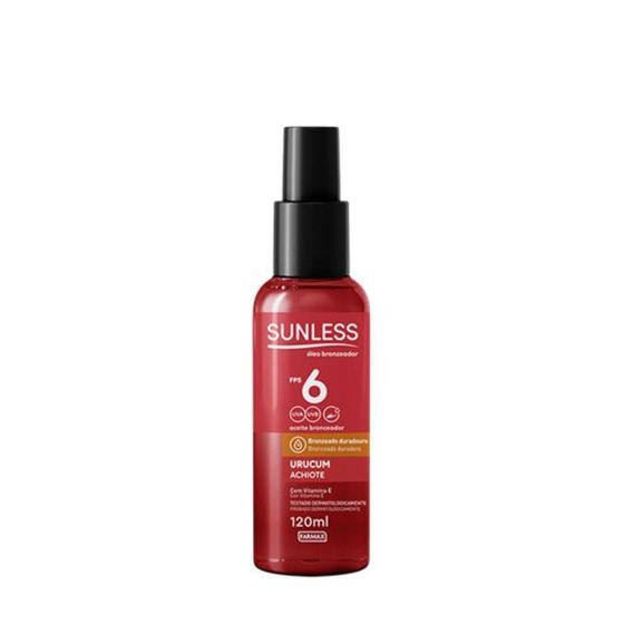 Imagem de Bronzeador Sunless 120ml Fps06 Urucum Oleo