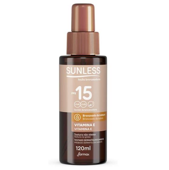 Imagem de Bronzeador Sunless Ação Dupla Antioxidante FPS15 120ml