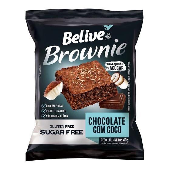 Imagem de Brownie Belive Chocolate Com Coco 40g