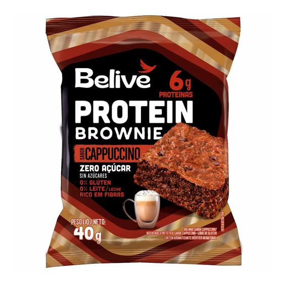 Imagem de Brownie Proteico Cappuccino Sem Glúten Belive 40g