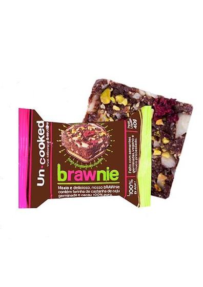 Imagem de Brownie Sem Lactose bRAWnie Sem Glúten S Açúcar Uncooked 40g