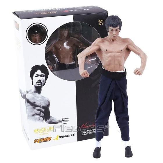 Bruce Lee A fúria do Dragão Storm Collection figura de ação articulável Revista HQ Magazine