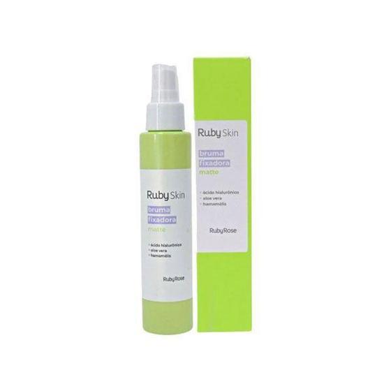 Bruma facial fixadora matte ruby rose basics hb 337 Menor preço em Bruma facial fixadora matte ruby rose basics hb 337
