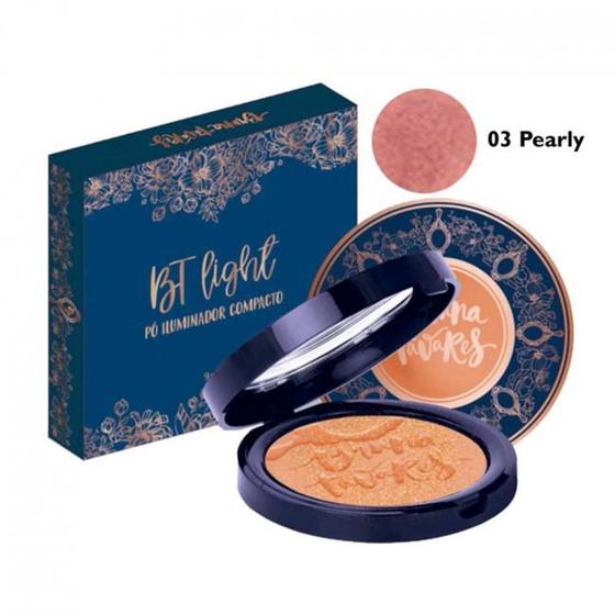 Imagem de Bruna Tavares BT Glow Pó Iluminador Compacto Pearly