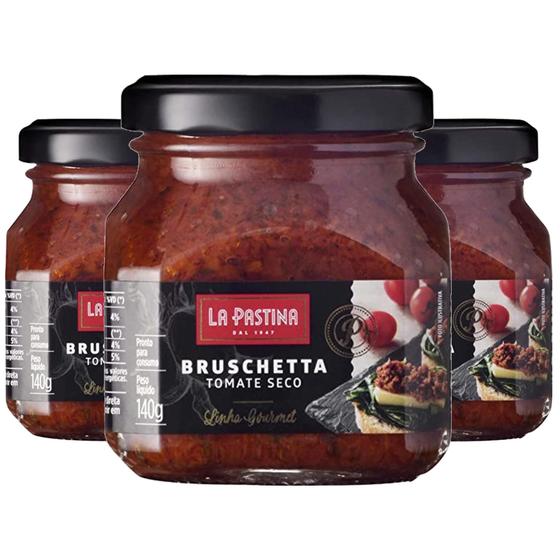 Imagem de Bruschetta Gourmet La Pastina Tomate Seco 140G (3 Und)