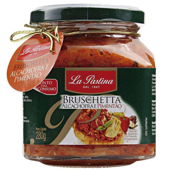 Imagem de Bruschetta La Pastina Alcachofra E Pimentao 280g