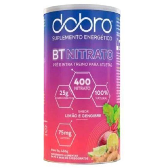 Imagem de BT Nitrato com Cafeína Limão e Gengibre Dobro 450g
