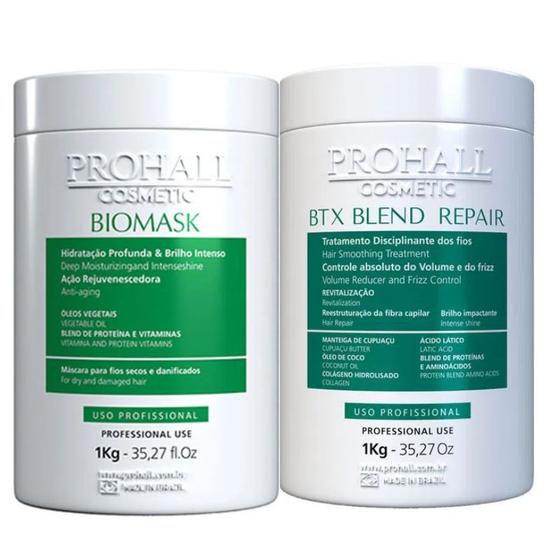 Imagem de Btox Prohall Blend Repair Bbtox + Máscara Biomask Hidratação