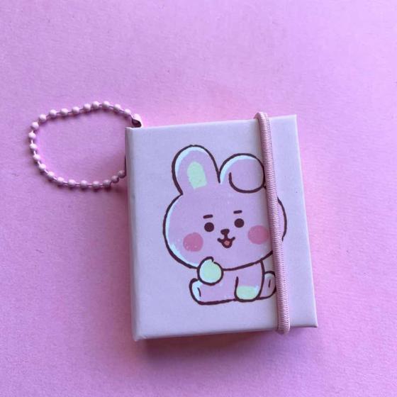 Imagem de BTS - Chaveiro Post-it BT21  Capa Dura com Elástico - Cores e Fofuras
