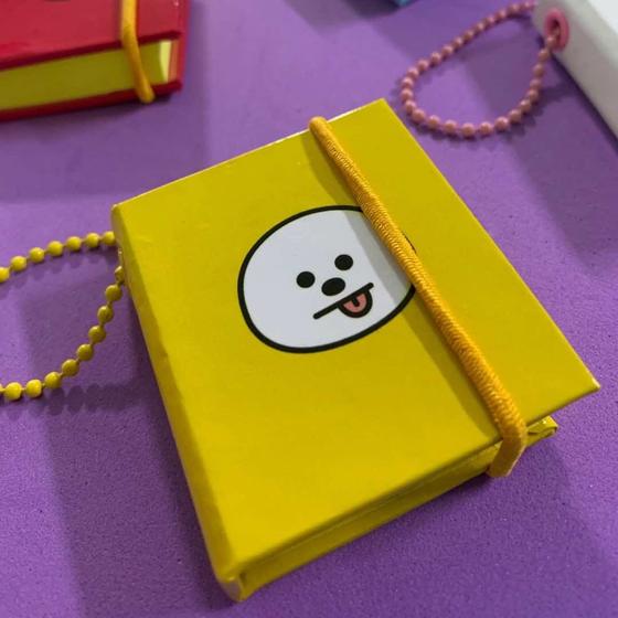 Imagem de BTS - Chaveiro Post-it BT21  Capa Dura com Elástico - Cores e Fofuras