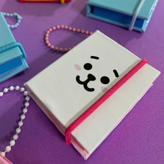 Imagem de BTS - Chaveiro Post-it BT21  Capa Dura com Elástico - Cores e Fofuras