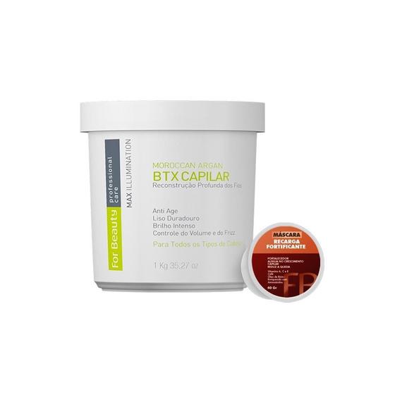 Btx Argan Capilar Max Illumination For Beauty 1Kg + Recarga Menor preço em Btx Argan Capilar Max Illumination For Beauty 1Kg + Recarga