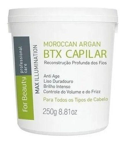 Imagem de Btx Moroccan Argan Capilar Max Illumination For Beauty 250gr