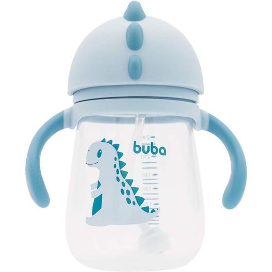 Imagem de Buba Copo Dino Com Alça Azul 240ml
