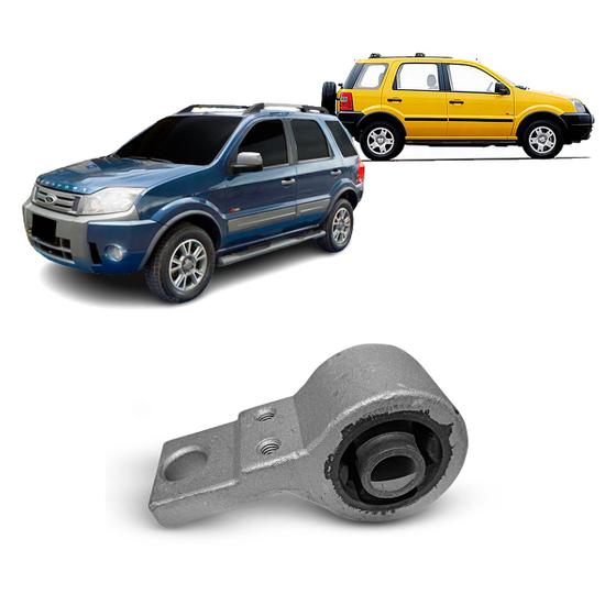 Imagem de Bucha Maior Com Suporte Bandeja Suspensão Dianteira Ford Ecosport 2003 2004 2005 2006 2007 2008 2009 2010 2011 2012