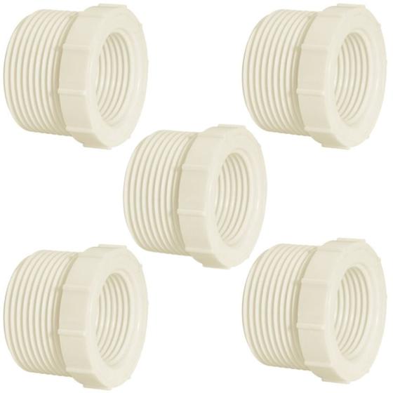 Imagem de Bucha Redução Com Rosca de  1" Para 3/4"  Kaztec   Kit 05 Un