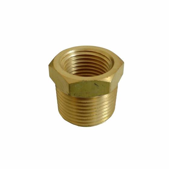 Imagem de Bucha Redutora 1/2 NPT x 3/8 NPTF - Gás Técnica