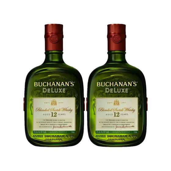Imagem de Buchanan's DeLuxe Blended Scotch Whisky Escocês 12 anos 2x 750ml