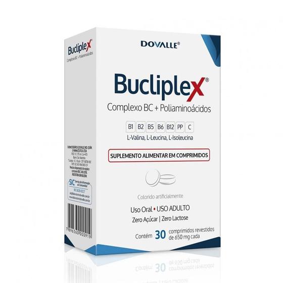 Imagem de Bucliplex com 30 comprimidos dovalle