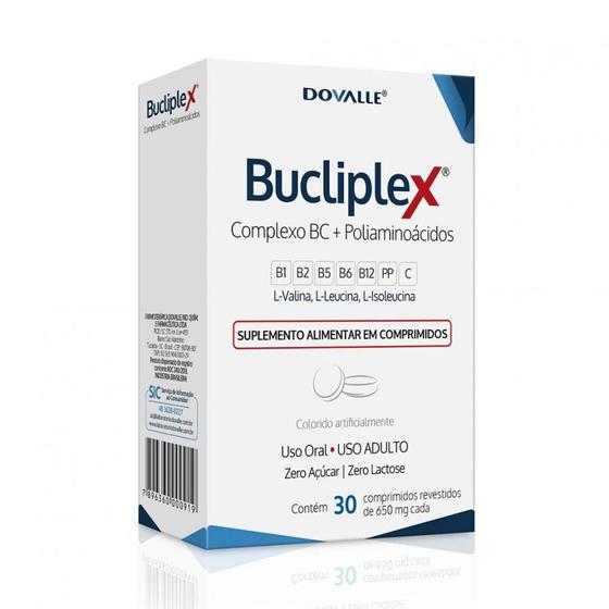Imagem de Bucliplex com 30 comprimidos