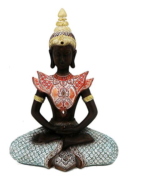 Imagem de Buda Decoracao Estatueta Meditação Estatua Enfeite Luxo Casa