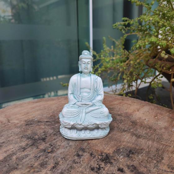 Imagem de Buda Hindu P Meditando Resina Decoração 11 Cm