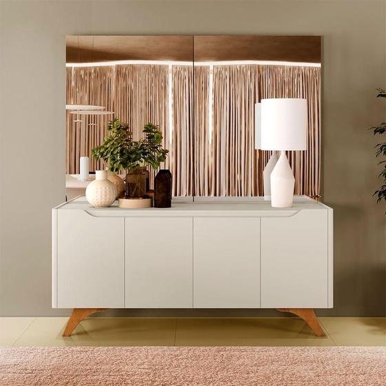 Imagem de Buffet 4 Portas Grecia 1800 Mavaular Off White