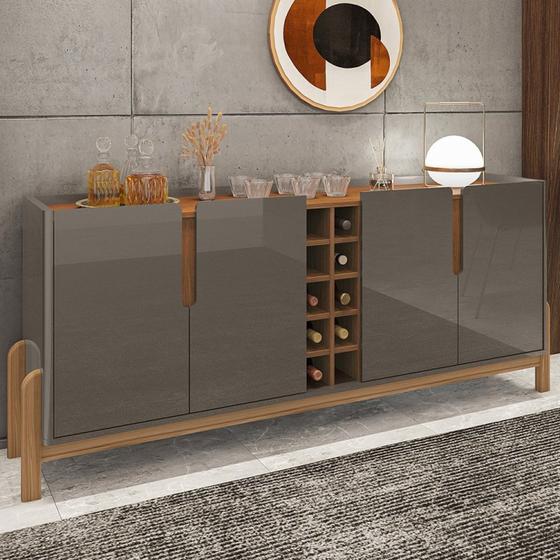 Imagem de Buffet Aparador 190cm 4 Portas com Adega Lizz
