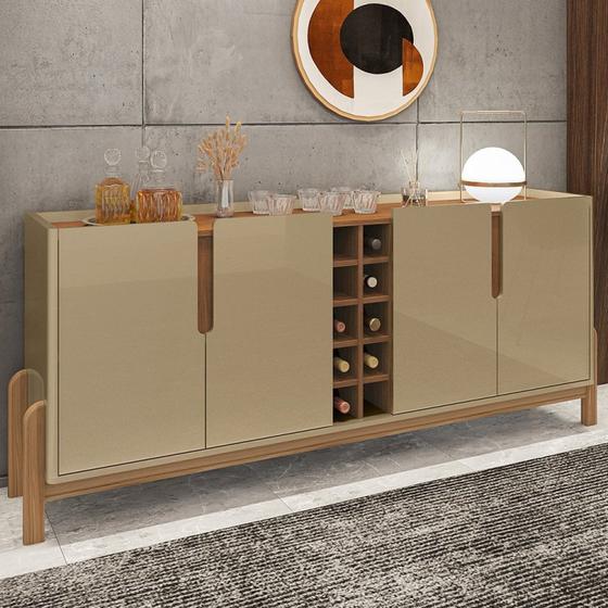 Imagem de Buffet Aparador 190cm 4 Portas com Adega Lizz