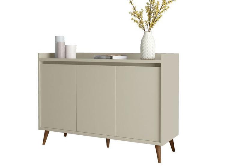 Buffet Aparador Retrô Delux 3 Portas Off White - MoveisAqui Menor preço em Buffet Aparador Retrô Delux 3 Portas Off White - MoveisAqui