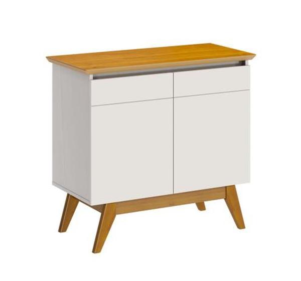 Imagem de Buffet Classic 2 Portas Off White com Nature - Imcal Móveis