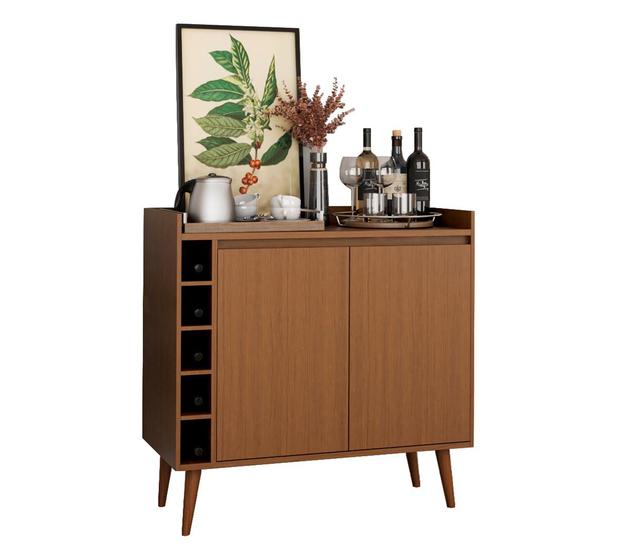 Imagem de Buffet com Adega Estilo 2 Portas Malbec - MoveisAqui