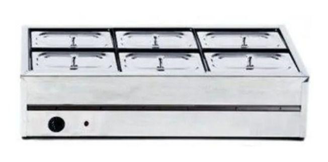 Imagem de Buffet De Mesa Ibet com 6 Cubas Quentes Inox 1/2gn  220v