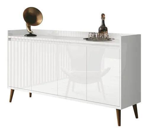 Imagem de Buffet delux delta classico 4 portas branco