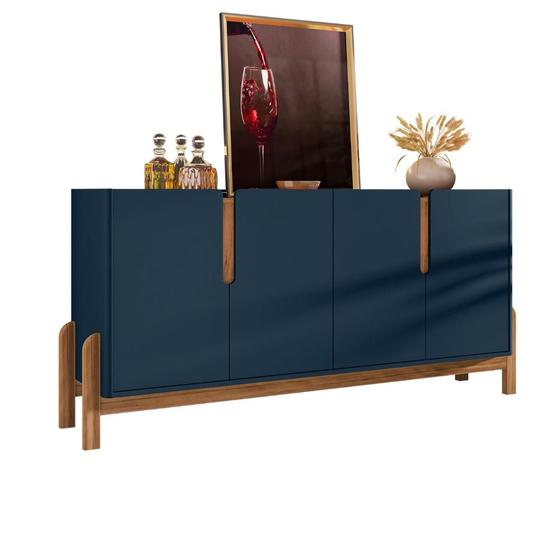 Imagem de Buffet Lizz 1,70 Azul Cobalto Casa D Movéis