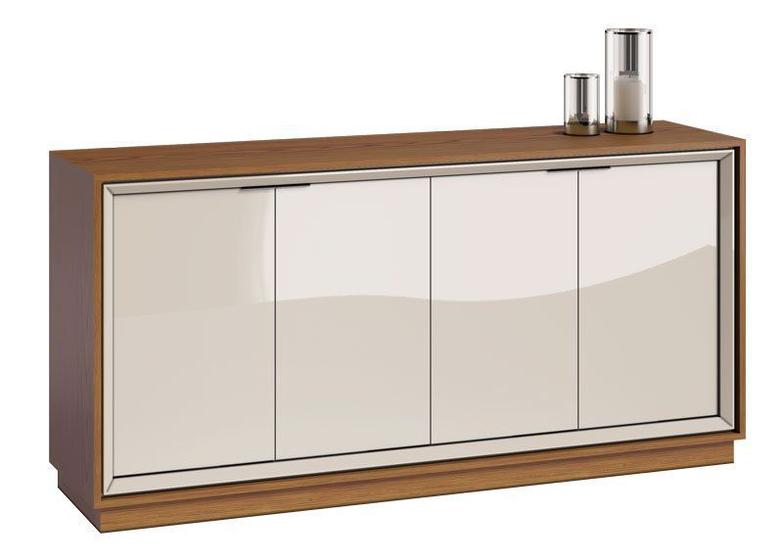 Menor preço em Buffet Ópera Off White com Freijó - Imcal Móveis