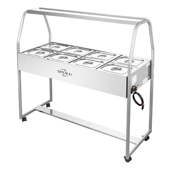 Imagem de Buffet Térmico com 8 Cubas Spolu 127V SPL-509