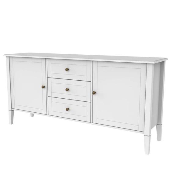 Imagem de Buffet Winnie 3 Gavetas 2 Portas Branco 160cm - 65340