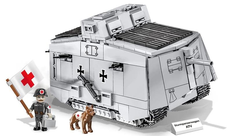 Imagem de Building Blocks COBI Historical Collection Great War A7V Tank 840 unidades