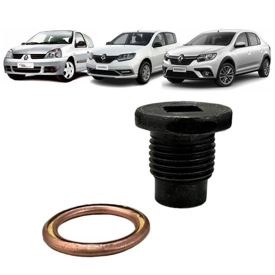 Imagem de Bujão Do Carter Renault Clio/Sandero/Logan + Arruela Renault