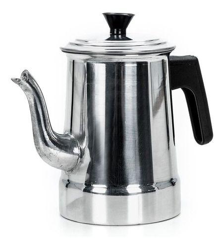 Bule Alumínio Polido 1,3 Litros Extra Forte Café Continental Cor Cinza Menor preço em Bule Alumínio Polido 1,3 Litros Extra Forte Café Continental Cor Cinza