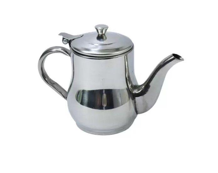 Imagem de Bule Bico Fino Inox Café Leite Chá Para Servir 420ml