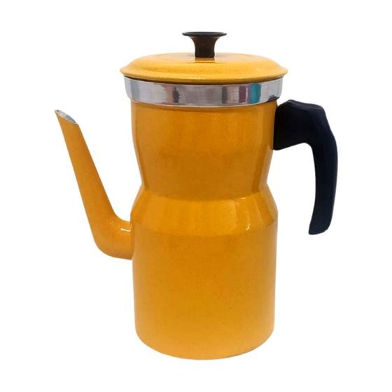 Imagem de Bule Cafeteira Café Chá Leite Alumínio Bico Grande 1900 Ml