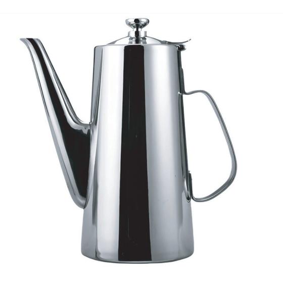 Imagem de Bule Chaleira de Inox Com Bico Longo Para Café Chá 23cm